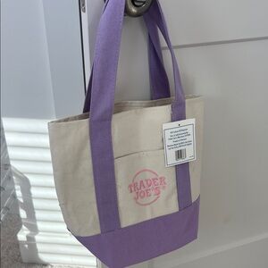 NWT Trader Joe’s mini tote bag